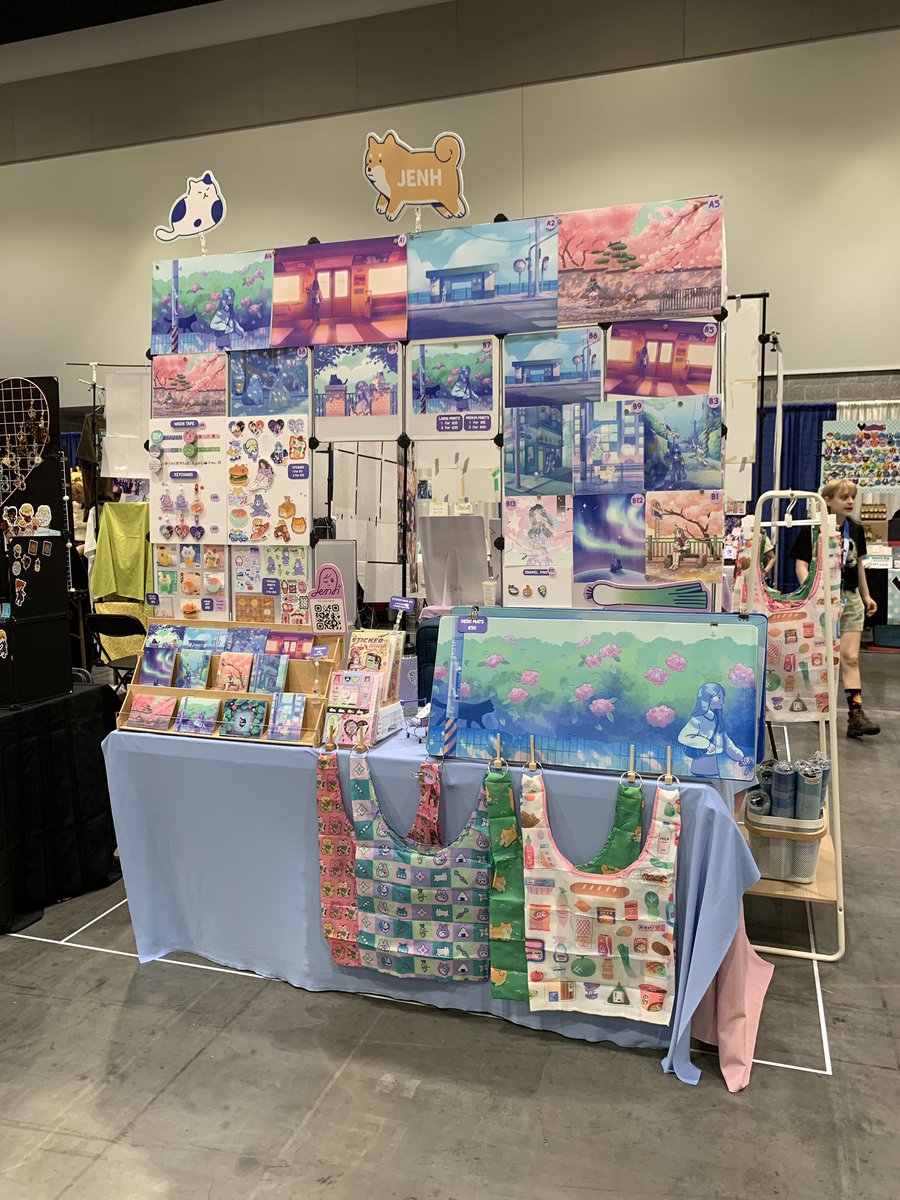 My table display from Anirevo this year 🥹