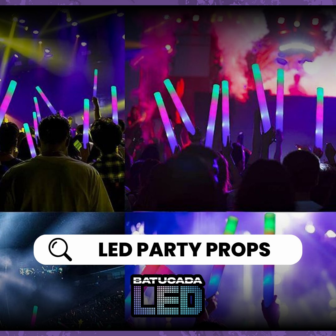 baturepike's tweet photo. 🕺 Fill your party with color using our LED foam lights and props! The perfect accessory for any lit celebration.

🎉 Contact us and get your LED props now!

#PartyProps #LEDFoam #BatucadaLED #EventFun https://t.co/ZSBdlkTiTf