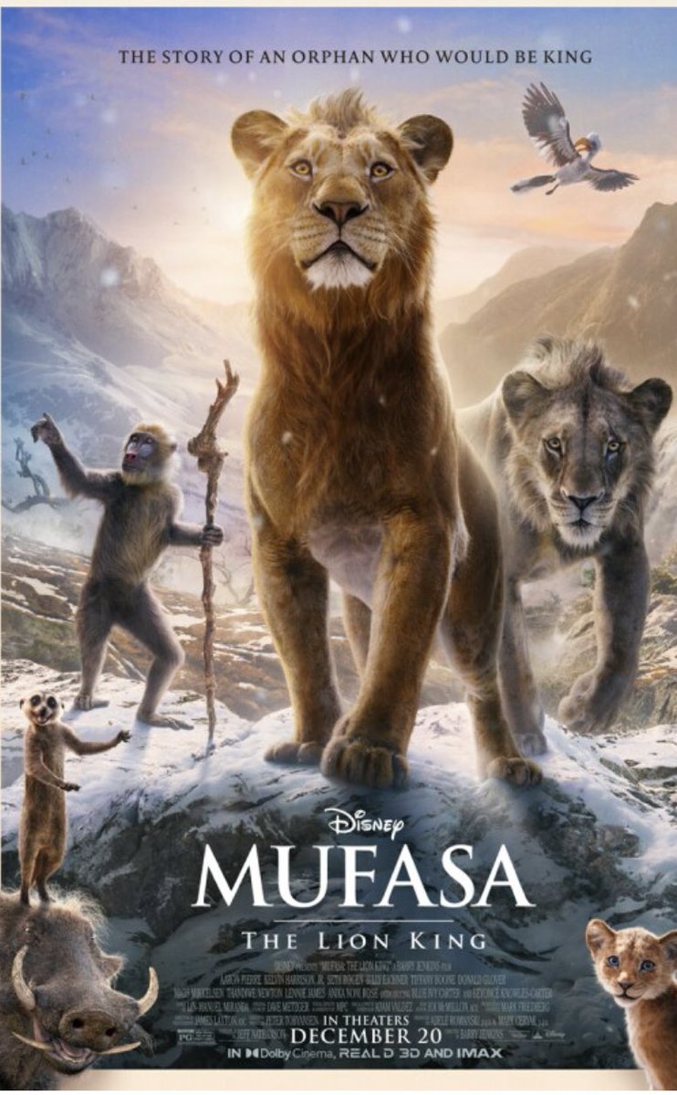 Mufasa: The Lion King in theatres now
