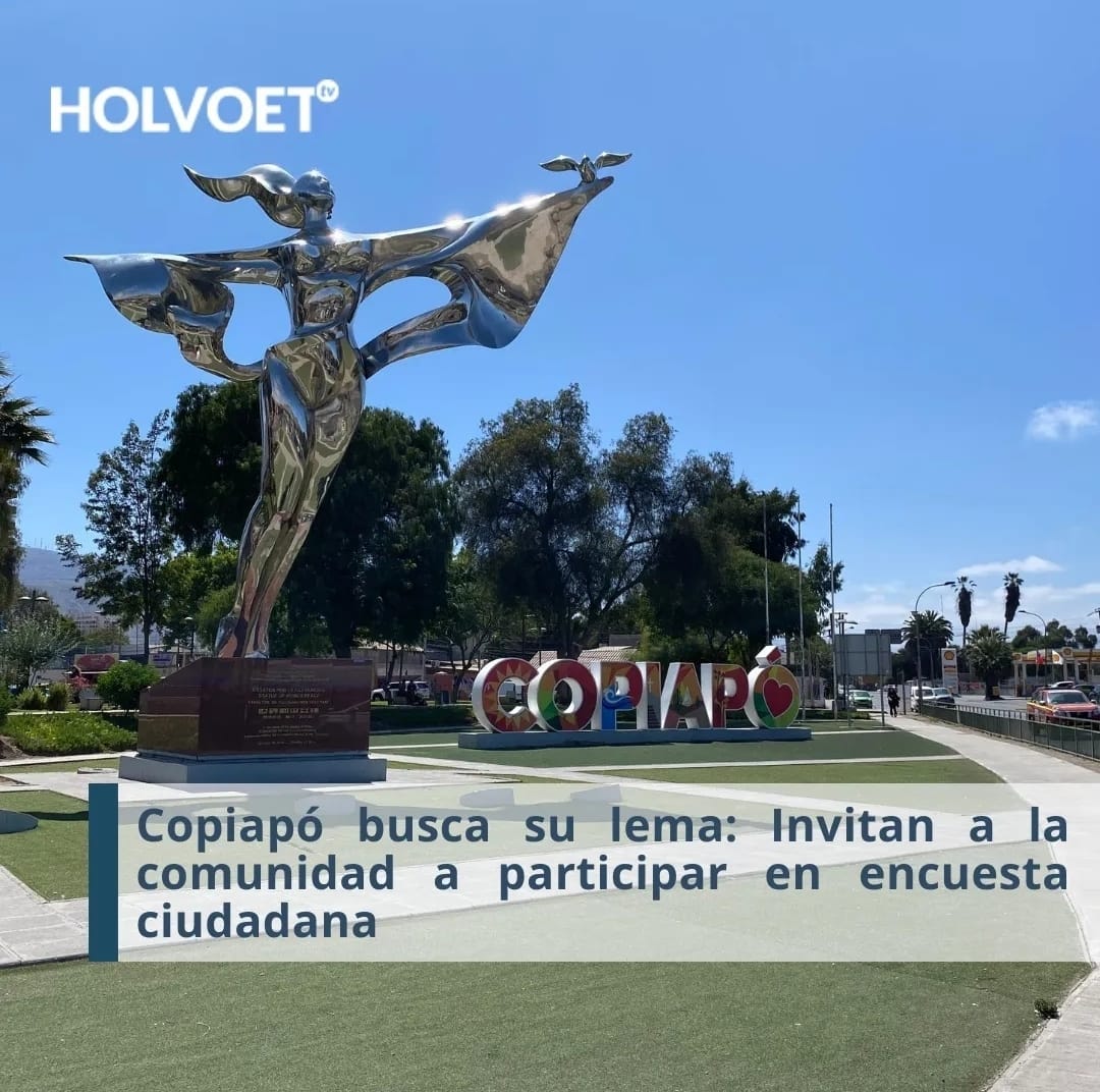 Agradecemos a <a href="/holvoet_tv/">holvoet_tv</a> por la difusión de nuestra consulta ciudadana. 
Y ustedes ¿ya participaron? 
Únete a la construcción de un lema para #Copiapó 
Ingresa al link 👇
fundacioncopiapo.cl/consulta