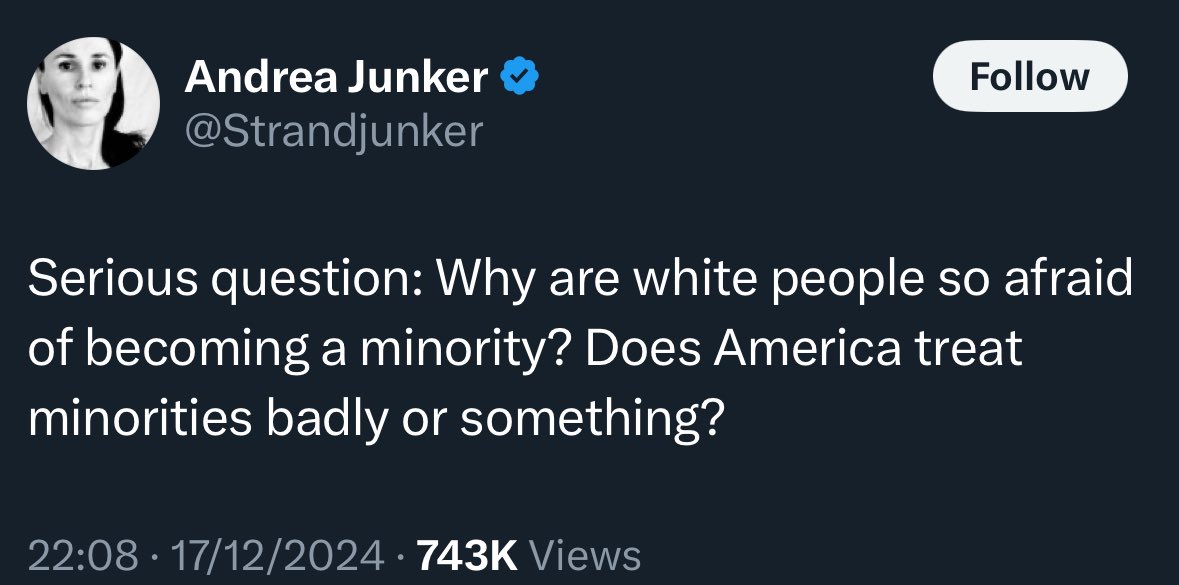 iamyesyouareno's tweet image. Serious question: Why are ‘fellow white people’ so afraid of white people having their own countries?