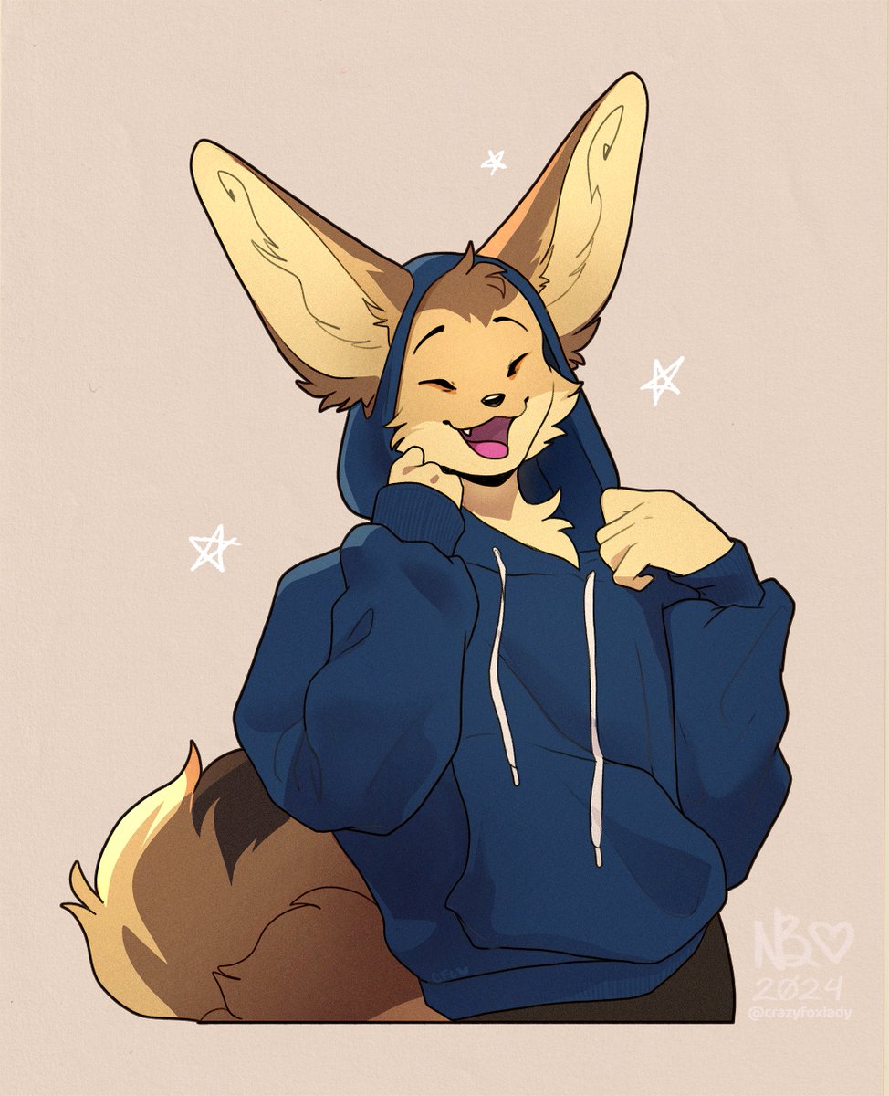 crazyfoxlady's tweet image. When the fit just feels nice~ 😌❤️
For the amazing @//RascalFennecFox ! &amp;lt;33 

10/10 goober, would recommend.