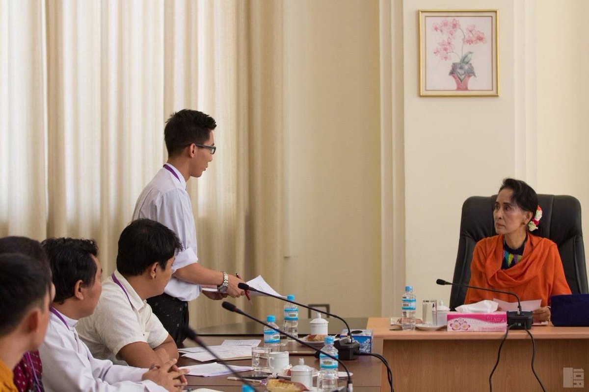 Just adding some additional context here: the rebel leader Daeva featured here was a student activist D Nyein Lynn who were active in civil society before the coup from helping with Covid-19 relief to public transport. This shows how much the revolution is organic.