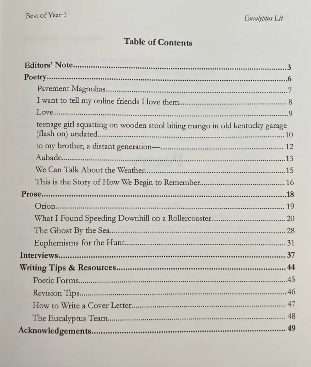 Eucalyptus Lit | OPEN FOR SUBMISSIONS tweet media