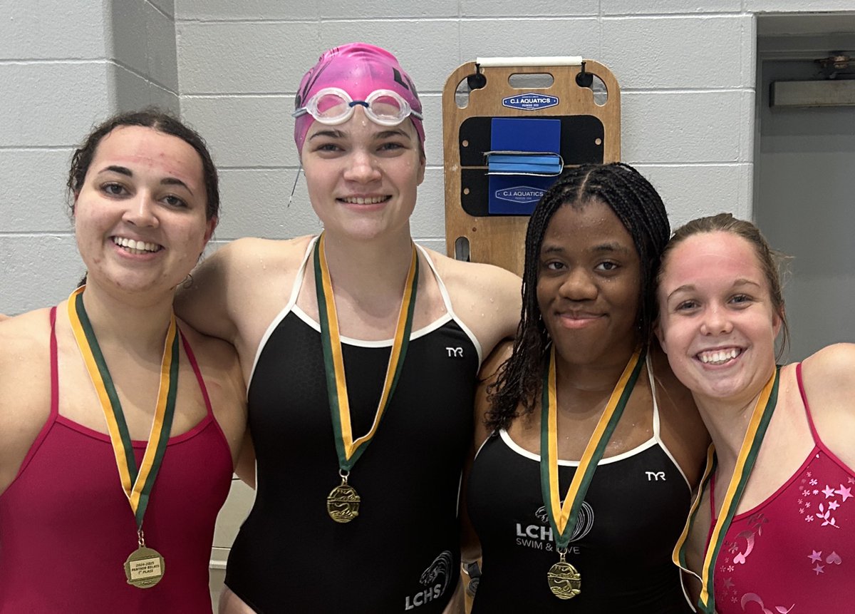 Wow! Such a fun meet @ FZN Panther relays. LVHS took home 5 - 1st place medals and 4 - 2nd place medals. In total 19 swimmers left with a medal and our seniors were AMAZING in the Christmas themed partner relay!