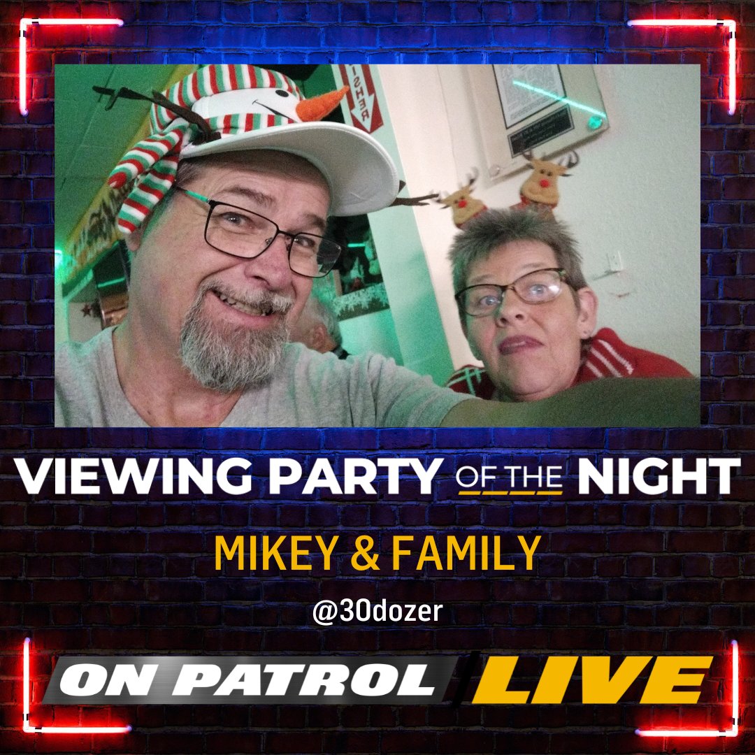 OfficialOPLive's tweet photo. Congratulations @30dozer, you and your family are tonight's #OPLive #ViewingPartyoftheNight!
#OPNation #REELZ #OnPatrolLive https://t.co/I65w2CkNnF