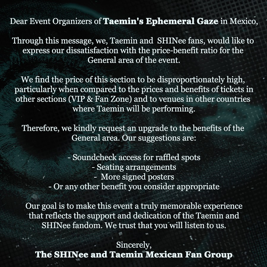 aleafsheep's tweet photo. Please please @bpmentofficial @TAEMIN_BPM @HFT_official_ #pepsicenter #TAEMIN #Ephemeral_Gaze_in_Mexico https://t.co/UeHKTFBK0W