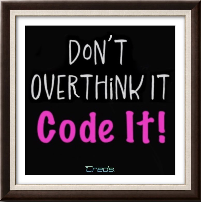 Creds Community! Think it. Code it! 🚀