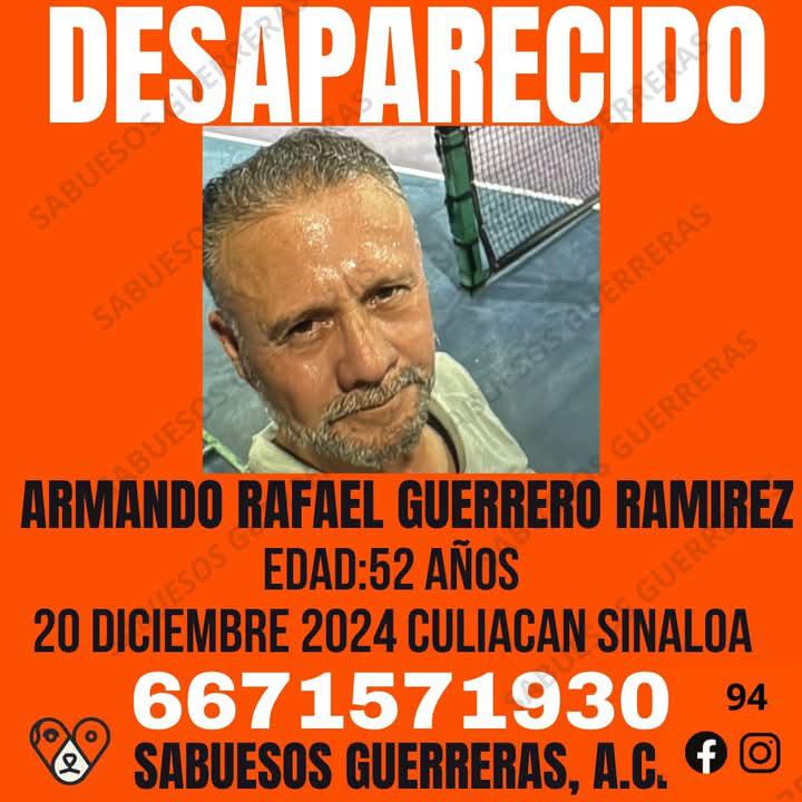 noroestemx's tweet photo. Armando Rafael, de 52 años, es reportado como desaparecido en #Culiacán, tras haber sido visto por última vez este viernes cerca de El Limón de los Ramos
👉 https://t.co/06nlwqnjjm https://t.co/ZsyIChQY9c