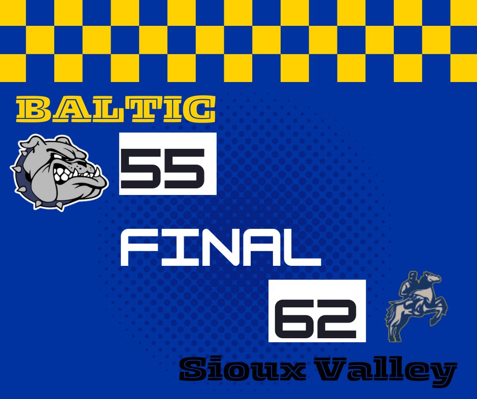 Baltic Boys Basketball (@bball_bhs) on Twitter photo A tough loss tonight to a good Sioux Valley team. Scoring was led by <a href="/BenEricksonBB/">Ben Erickson</a> with 17 & <a href="/kellen_artz24/">Kellen artz</a> & <a href="/coopergarry0/">Cooper Garry</a> with 15. <a href="/dylan_runestad/">Dylan Runestad</a> did a great job against multiple waves of pressure. #CourageToClimb #BulldogGRIT <a href="/DaksHoops/">DAK Hoops</a> <a href="/PrepHoopsDakota/">Prep Hoops Dakotas</a> <a href="/DigitalZSD/">Digital Z South Dakota</a> A tough loss tonight to a good Sioux Valley team. Scoring was led by <a href="/BenEricksonBB/">Ben Erickson</a> with 17 & <a href="/kellen_artz24/">Kellen artz</a> & <a href="/coopergarry0/">Cooper Garry</a> with 15. <a href="/dylan_runestad/">Dylan Runestad</a> did a great job against multiple waves of pressure. #CourageToClimb #BulldogGRIT <a href="/DaksHoops/">DAK Hoops</a> <a href="/PrepHoopsDakota/">Prep Hoops Dakotas</a> <a href="/DigitalZSD/">Digital Z South Dakota</a>