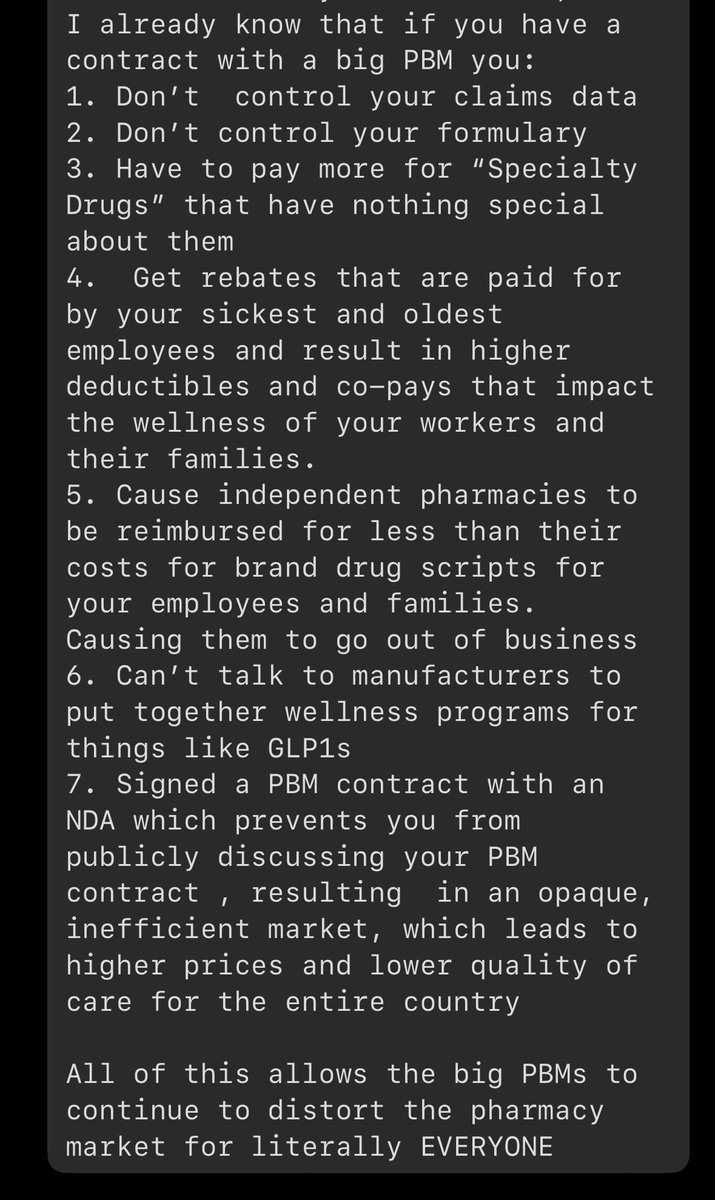 Putting this as a reminder of how twisted PBMs are as a primer for anyone who still doesnt see the problem. All credit goes to <a href="/mcuban/">Mark Cuban</a> Pinning this given the recent failure of Congress, thanks to Elon/Vivek.