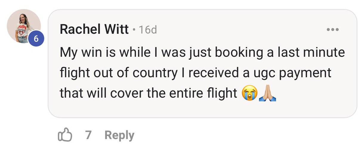 sociallyaziz's tweet photo. Kicking off 12 days of community wins ๐
with our amazing founding member and beacon of light @LifewittRach ๐ซถ๐ฝ
Rachel was able to cover the cost of her entire flight with 1 UGC payment โ๏ธ
#ugccommunity #btbd https://t.co/LshXAuIg1e