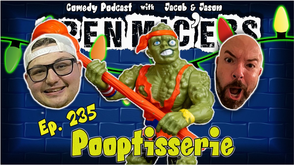 openmicers's tweet photo. In this last episode of 2024 we talk about the most elaborate food stealing scheme ever, and how the drones over New Jersey are just an elaborate promotion for the new Toxic Avenger movie. #comedypodcast
.
Audio: https://t.co/QNe9jE5A6l
.
Video: https://t.co/lgcEnIvPXT https://t.co/vbE27reQdb