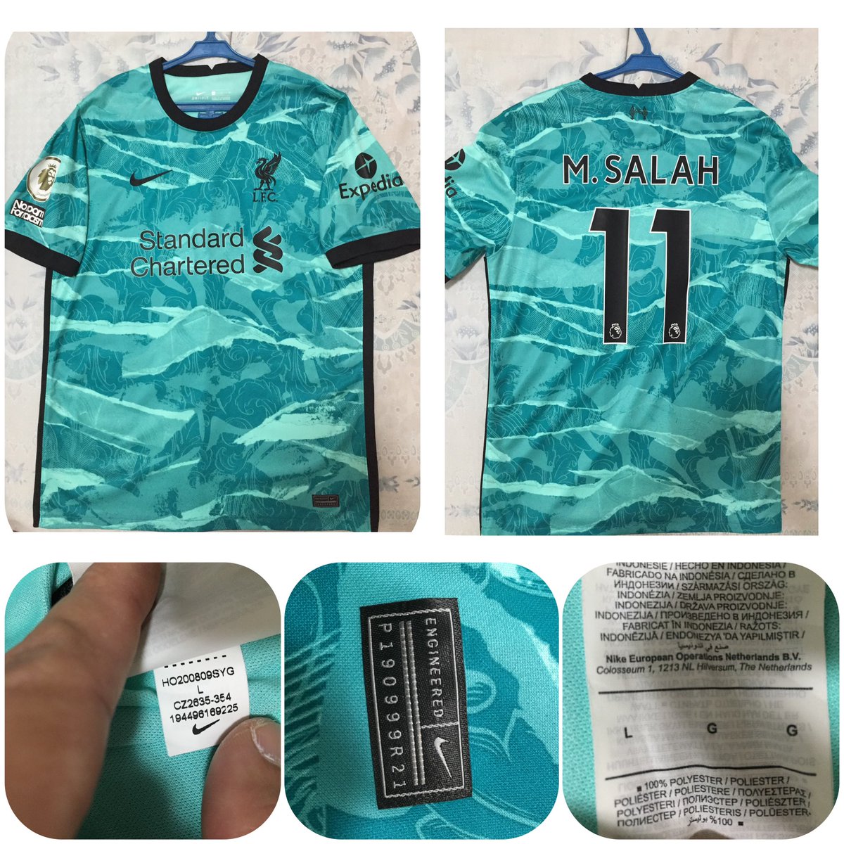 trulublublu's tweet photo. #jersey4sale 
Dijual:
Liverpool Away 20/21 |
Size: L |
nameset &amp; patch remake HQ |
nameset: M. Salah 11 |

Harga: Rp. 700 rb; harga belum termasuk ongkos kirim.

WA: 081808078821

titip yah @Jerseyforum  @jerseysneil 
thank u https://t.co/UwjArYmxUC