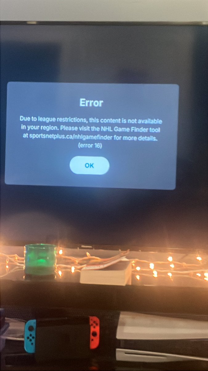 anonymousgarett's tweet photo. @Sportsnet @NHL @MapleLeafs I live in Hamilton ON… why is the Leaf game blacked out? https://t.co/EroHkEIDDp
