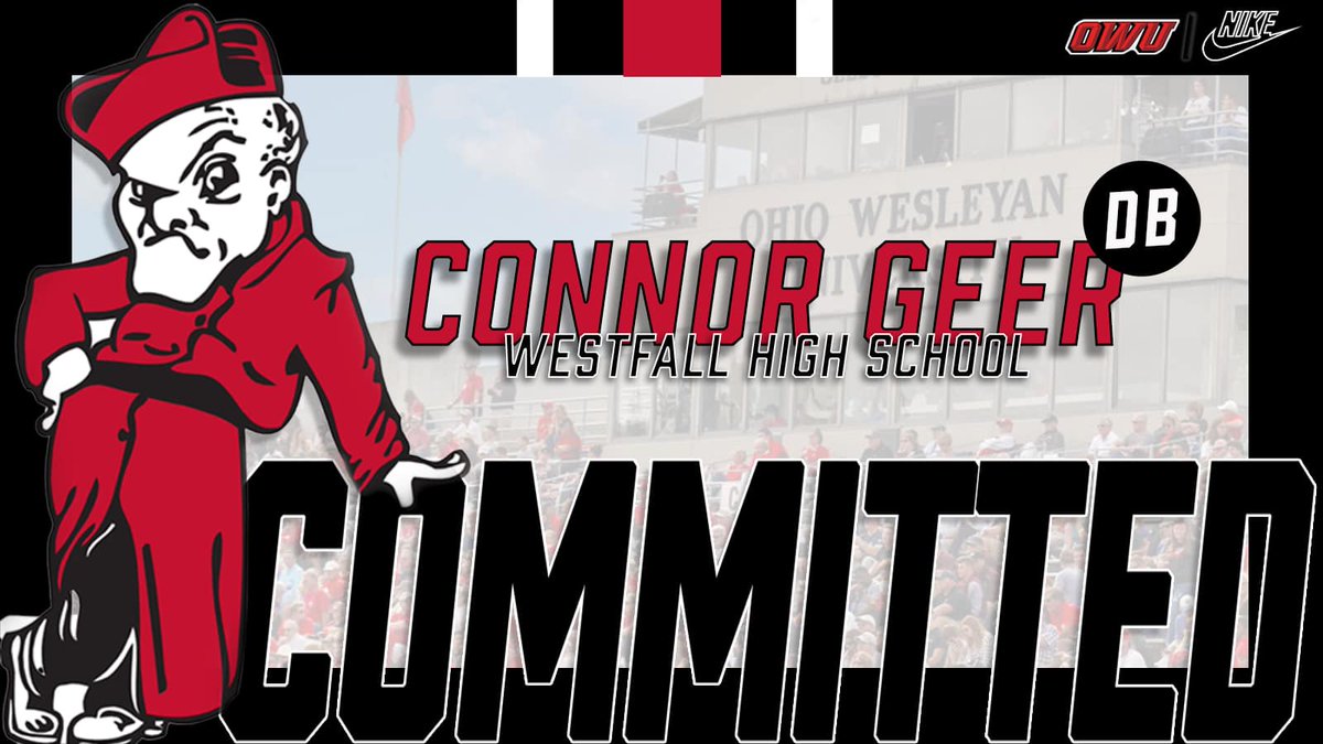 After several visits and talking with coaches, and my family. I have decided to further my football and academic career at Ohio Wesleyan University. I want to thank my family and the coaches for the opportunity. 
<a href="/KeithRucker20/">Keith Rucker</a>, <a href="/BDHeinemann/">Bo Heinemann</a>, <a href="/OWUCoachDelaney/">Pat Delaney</a>, <a href="/CoachTomWatts/">Tom Watts</a>