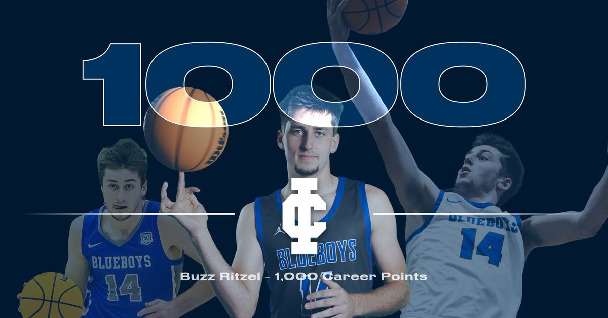 MBB | Congratulations to Buzz Ritzel on reaching the 1,000-point milestone in his IC career.

#icathletics #goblueboys <a href="/BlueboysHoops/">Illinois College Blueboys Basketball</a>