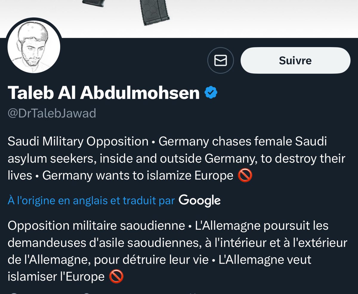 FocusMedia_Fr's tweet photo. 🔴⚡️🇩🇪 - Le dr Taleb Al Abdulmohsen l’homme qui a commis un attentat en Allemagne est d’extrême droite et anti Islam. https://t.co/Gk1N1NJNl4