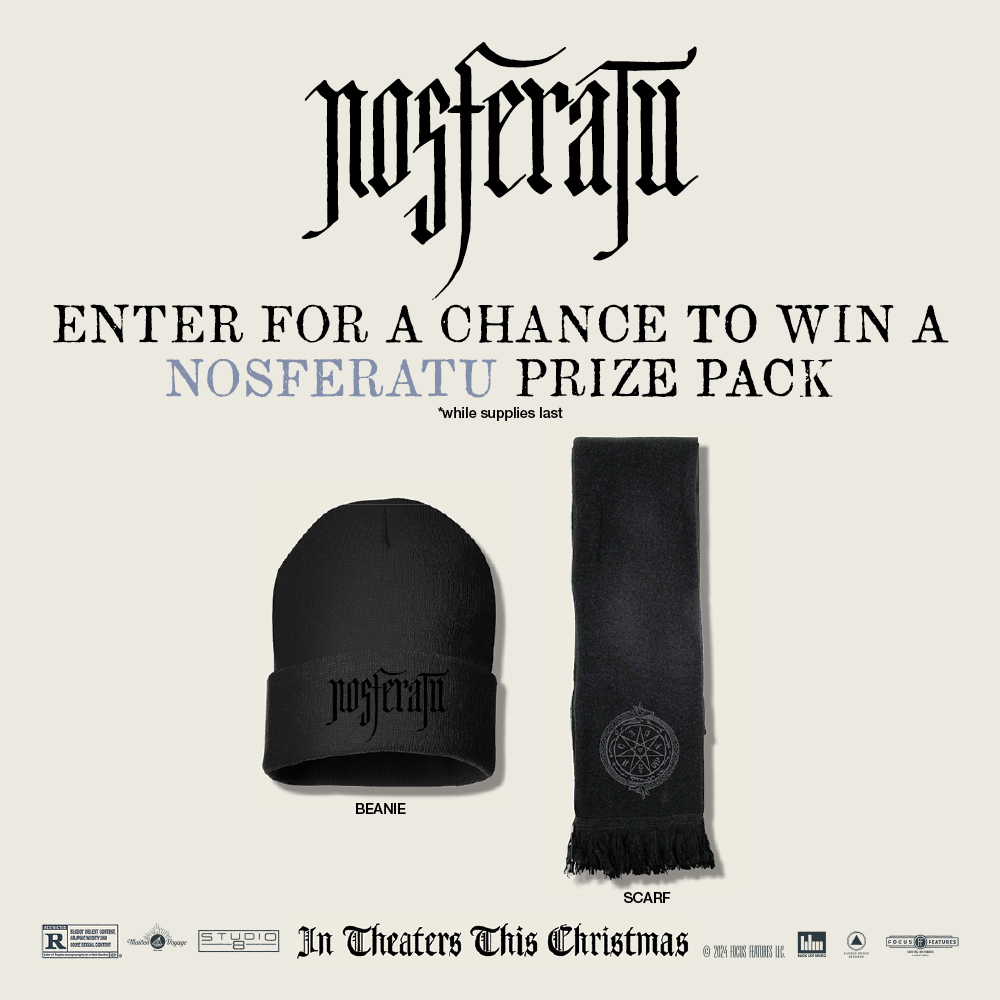 ChineseTheatres's tweet photo. RT &amp; follow to enter to win this #Nosferatu prize pack!

Nosferatu opens on Christmas Day! Special early #IMAX show on Christmas Eve!

#IMAX tickets - https://t.co/RuQVQ1u6iZ
35mm Film tickets - https://t.co/WHMxZz2Q9N https://t.co/NjPyM293wS
