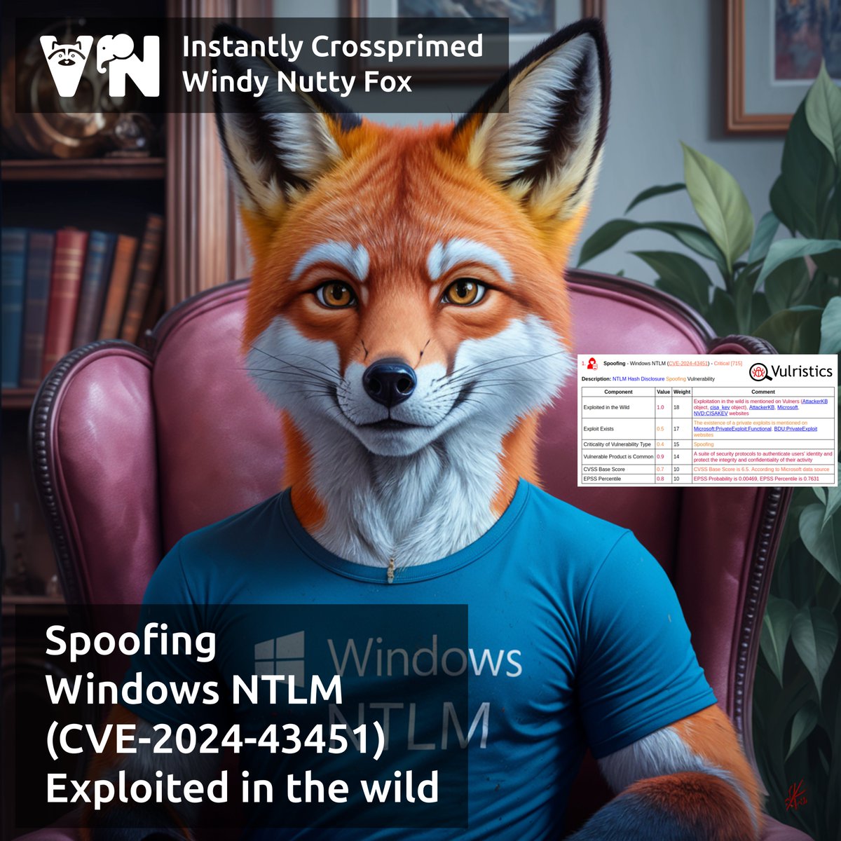 leonov_av's tweet photo. About Spoofing - Windows #NTLM (CVE-2024-43451) vulnerability. According to #ClearSky, the vulnerability is used to distribute #SparkRAT, an open-source remote access Trojan. #MSHTML #Microsoft
➡️ https://t.co/CBxPNbbpI7 https://t.co/44tQjGmIvV