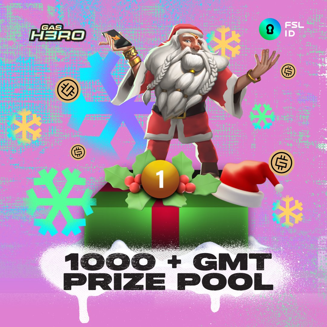 2184Official's tweet photo. Show off your leaderboard spot! 🪜

Share your position on the FSL Festive Points Chase leaderboard for a chance to win from a 1,000 GMT prize pool! 🐧

How to enter:
1⃣ Like and RT this post
2⃣ Follow @GasHeroOfficial, @FSLWeb3, @STEPNOfficial, and @MOOARofficial
3⃣ Comment with a screenshot of your leaderboard position and include the hashtag #FSLXMas 🎄

🏆 10 winners will be chosen at random
⏳ Deadline: Dec 26, 23:59 UTC

Don’t miss out—join the chase now!
👉 https://t.co/4PwwU0Sn1A