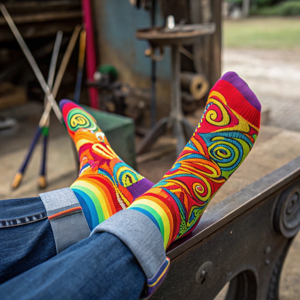 How about these socks for a present? I would wear them for sure. Image curtesy of Recraft.
