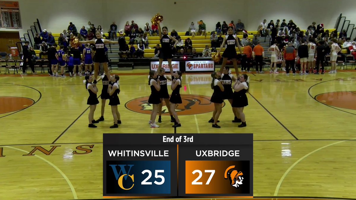 Uxbridge Community Television (@_uctv) on Twitter photo We've got a close one tonight on UCTV. Be sure to tune in to the end of this <a href="/UHS_Spartans/">ππ±ππ«π’ππ π ππ©ππ«πππ§π¬</a> <a href="/BoysUxbridge/">Uxbridge Spartans Basketball Program</a> game vs. Whitinsville Christian!
Watch LIVE locally on Ch. 194 or online here - uxbridgetv.org/live We've got a close one tonight on UCTV. Be sure to tune in to the end of this <a href="/UHS_Spartans/">ππ±ππ«π’ππ π ππ©ππ«πππ§π¬</a> <a href="/BoysUxbridge/">Uxbridge Spartans Basketball Program</a> game vs. Whitinsville Christian!
Watch LIVE locally on Ch. 194 or online here - uxbridgetv.org/live