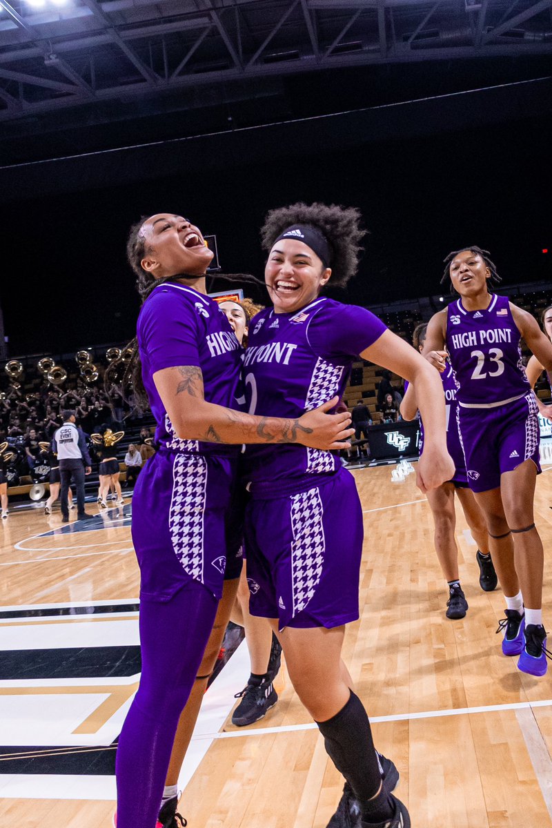 LeahBwolf's tweet photo. 5% chance of winning? 🤷🏻‍♀️

In case you missed it, High Point WBB upset UCF on the road this week :)

#sportsphotography #womensbasketball #collegebasketball #basketballphotography https://t.co/5Is88CGtxC