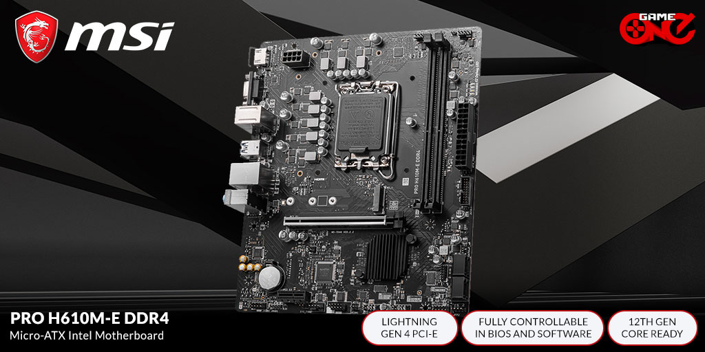 gameoneph's tweet image. The MSI PRO H610M-E DDR Micro-ATX Intel Motherboard helps users work smarter by providing an efficient and productive experience. 🖥⚡

🛒Shop Now: bit.ly/3IEYizO

#msipro #pcperipherals #gameoneph