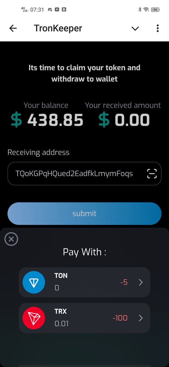 RozaliyaXD's tweet photo. @thetronkeeper Guys should i sacrifice myself, too see if this scammers legit lol https://t.co/fBzM0CozK2