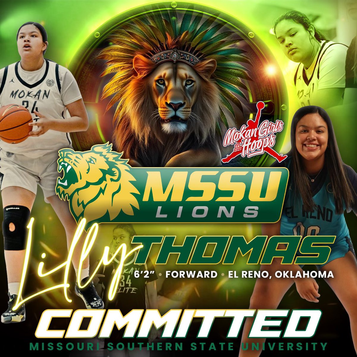 lilly thomas (@thomas_lillyy) on Twitter photo I’m beyond excited to announce my commitment to Missouri Southern State University to continue my academic and athletic career! I want to thank all the coaches that helped me get here, and my family and teammates who have supported me
<a href="/MokanGirls/">Mokan Girls Basketball</a> <a href="/Dylan_Evans85/">Dylan Evans</a>
<a href="/ERLadyIndians/">El Reno Lady Indians Basketball</a> I’m beyond excited to announce my commitment to Missouri Southern State University to continue my academic and athletic career! I want to thank all the coaches that helped me get here, and my family and teammates who have supported me
<a href="/MokanGirls/">Mokan Girls Basketball</a> <a href="/Dylan_Evans85/">Dylan Evans</a>
<a href="/ERLadyIndians/">El Reno Lady Indians Basketball</a>