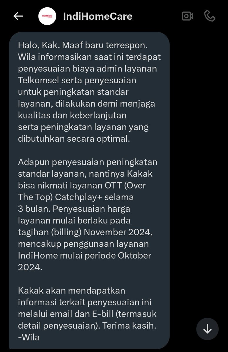 dendesune's tweet photo. @IndiHomeCare #telkom #indihome
Bayangin aja betapa bejatnya ISP satu ini. Main naikkin harga, nambah layanan tanpa sepengetahuan konsumen. "Penyesuaian untuk penibgkatan standar layanan". Kentut. Situ aja respon keluhan saya berhari hari, gitu ningkatin pelayaan. https://t.co/PARYsoVkSb
