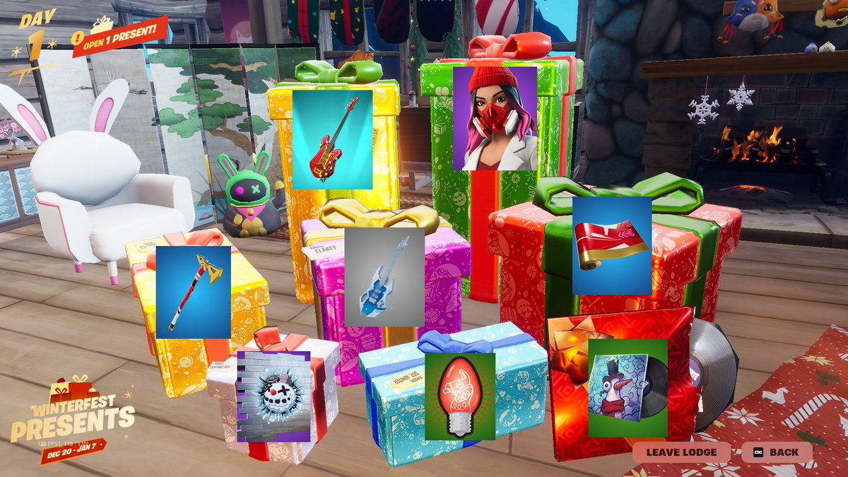 orbt_uprise's tweet photo. Happy Fortnite Winterfest 2025! Presents and what is in all of them 🎄🎁 #TeamORBT #orbtuprise https://t.co/8G45seQRNF