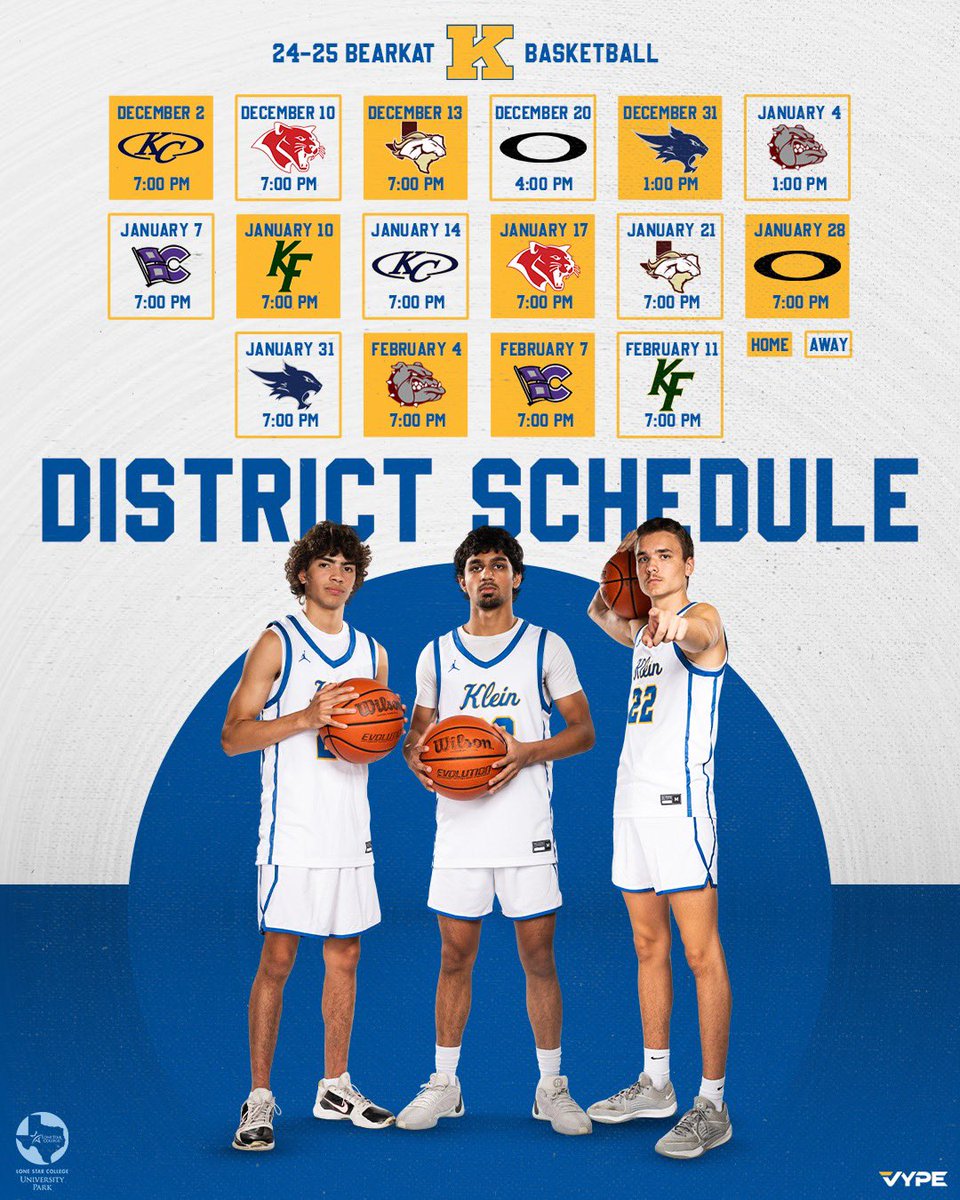Klein High Basketball (@kleinkatsbball) on Twitter photo Our boys were on ๐ฅ๐ฅtonight! They definitely came out to play against <a href="/Oak2023/">Klein Oak Boys Basketball</a>! Holding the lead in 95% of the game! Oak tried to make a comeback but our Bearkats said not today!
Way to go Bearkat! Weโre now 4-0 in district play! Letโs keep the momentum and the ๐ฅ burning. Our boys were on ๐ฅ๐ฅtonight! They definitely came out to play against <a href="/Oak2023/">Klein Oak Boys Basketball</a>! Holding the lead in 95% of the game! Oak tried to make a comeback but our Bearkats said not today!
Way to go Bearkat! Weโre now 4-0 in district play! Letโs keep the momentum and the ๐ฅ burning.