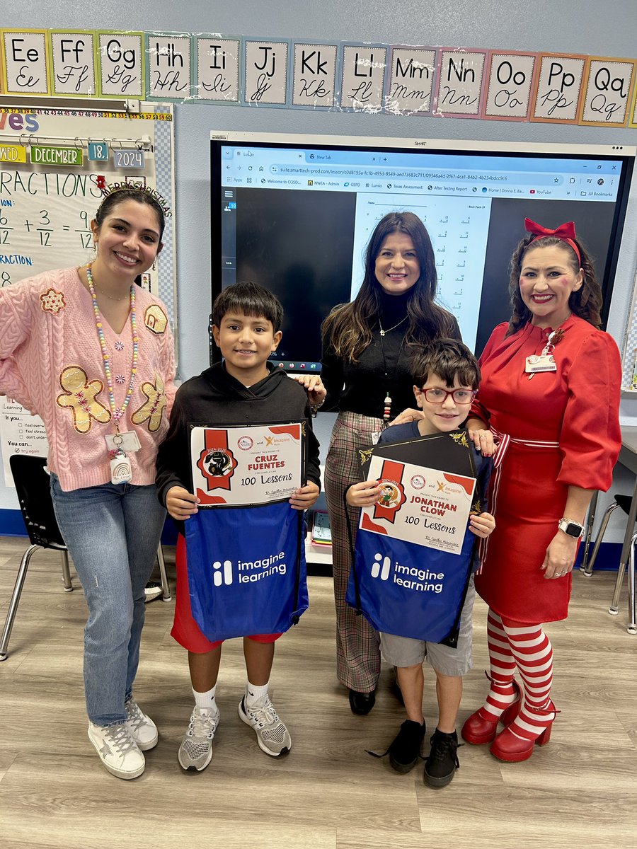 Vicky Ybarra (@victoriacybarra) on Twitter photo Congratulations to Ramsey, Sebastian, Jonny, Cruz, Jonathan and Ramiah for completing 100 <a href="/ImagineLearning/">Imagine Learning</a> lessons! ๐๐คฉ Way to go Dawson Elementary Patriots!
#imaginemath #CCISDproud <a href="/KimEllis23/">Kimberly Ellis</a> <a href="/Reed0930/">Ms. Lopez</a> Congratulations to Ramsey, Sebastian, Jonny, Cruz, Jonathan and Ramiah for completing 100 <a href="/ImagineLearning/">Imagine Learning</a> lessons! ๐๐คฉ Way to go Dawson Elementary Patriots!
#imaginemath #CCISDproud <a href="/KimEllis23/">Kimberly Ellis</a> <a href="/Reed0930/">Ms. Lopez</a>