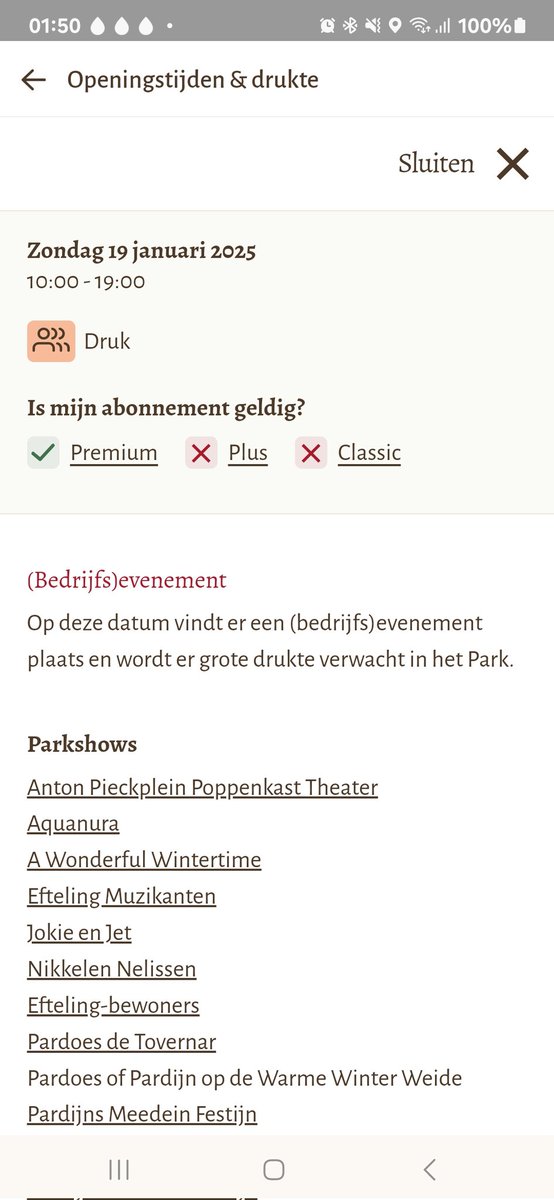 rickkert06's tweet photo. Handig overzicht op de kalender. Je kan nu gemakkelijk zien of jou abonnement die dag geldig is. #efteling @NielsKooyman https://t.co/8j9PMtPDdV