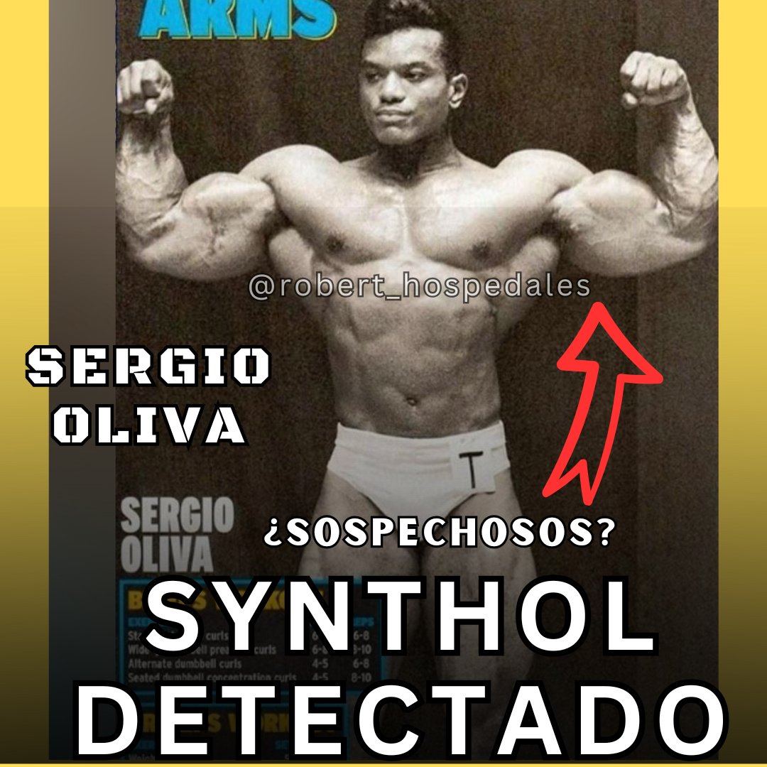 rasrobert's tweet image. sergiooliva  Hasta esto es leído en algunos comentarios donde hay fotos de Sergio R.I.P, no me imagino que habrían dicho en esta época, el era un Mutante uno en su especie no se repetirá. El #synthol no existía en esa Época.