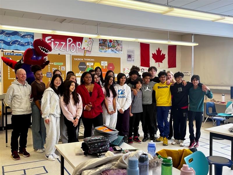 Big Congrats to Alexis from Allan A. Martin Sr. P.S.! 🎉

Alexis is the winner of the 3rd Annual Toronto Raptors Canadian Black Heroes Essay Writing Contest with her inspiring essay titled "Lincoln Alexander’s Legacy of Change."

To celebrate her incredible achievement, the