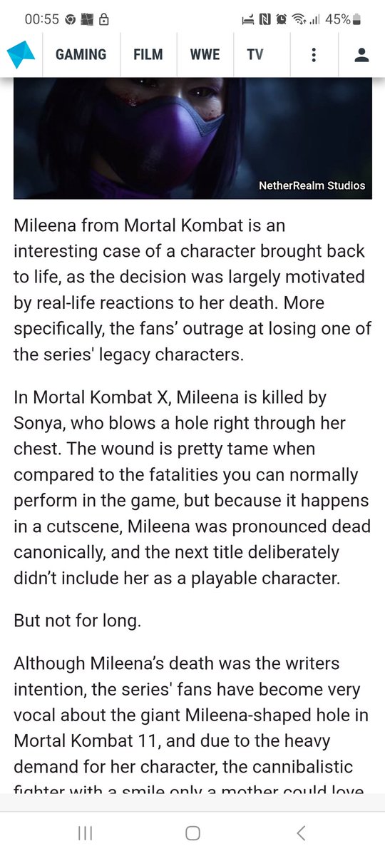 Nope! She's killed by Devorah spewing bugs into her mouth and dissolving her... takes 2 seconds to search something like this! Yet What Whatculture is getting all the attention 😂🤦‍♂️and people wonder why most of us can't be assed with YT or lore vids when these lot get the views!