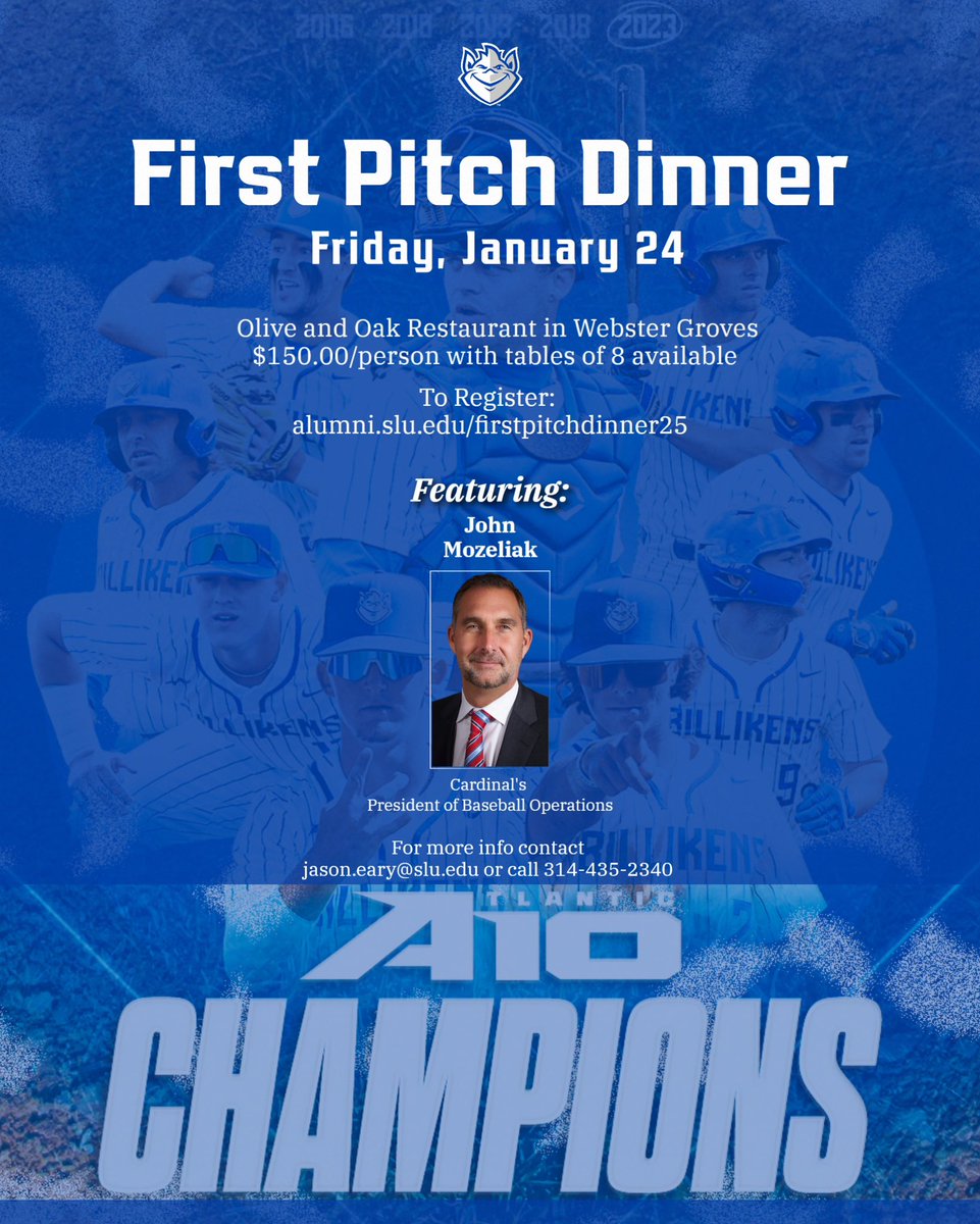 Join us for the this year’s First Pitch Dinner with John Mozeliak. 

🔗 (alumni.slu.edu/s/1264/17/inte…)