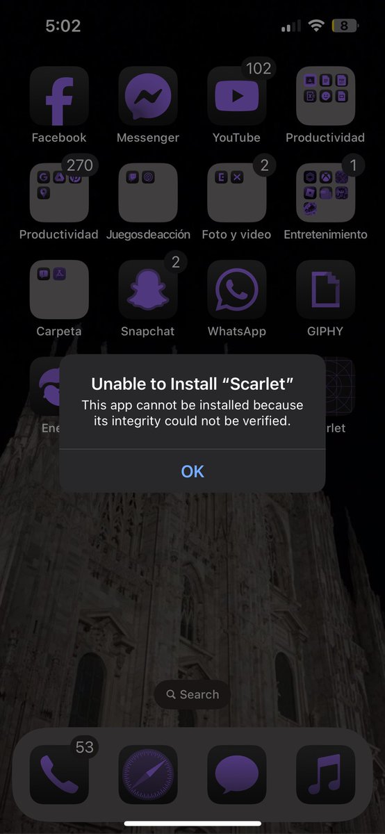 MAKIU_39's tweet photo. @GetScarlet  help me i can’t install Scarlet, tell me what i have to do for download again https://t.co/BAJH59Ibyh