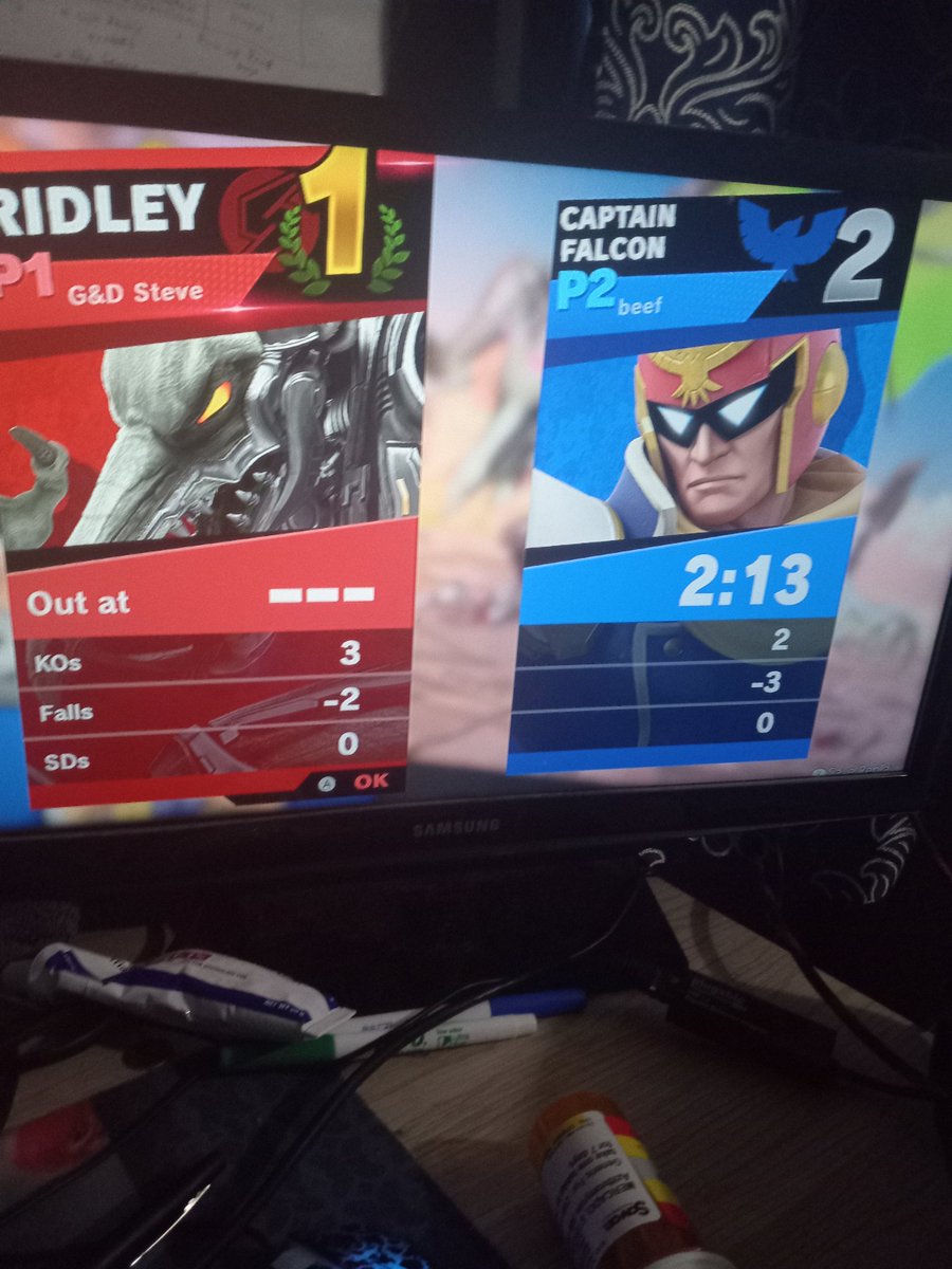 GamingAndDonuts's tweet photo. I guess people get old and start being bad at the game they thought they were good. #sad #SmashBrosUltimate  not me tho. I stay good https://t.co/j2HJMHjbGx