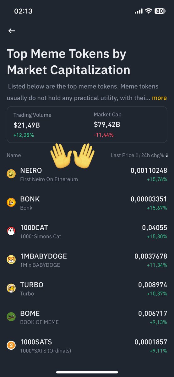 $neiro soon 20x, now first meme coin