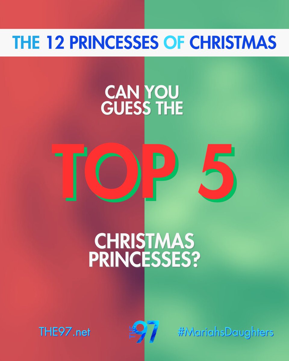 the97tweets's tweet photo. Can you guess our TOP 5 #PrincessesOfChristmas?
We're giving away a copy of #THE97ZINE celebrating @MariahCarey's #MIAM10 to 5 winners for correctly guessing a Princess!
Reply with your lists! Winners will be selected daily as we announce each Princess!
https://t.co/V747L4xSUO https://t.co/ZdFutZoCCl