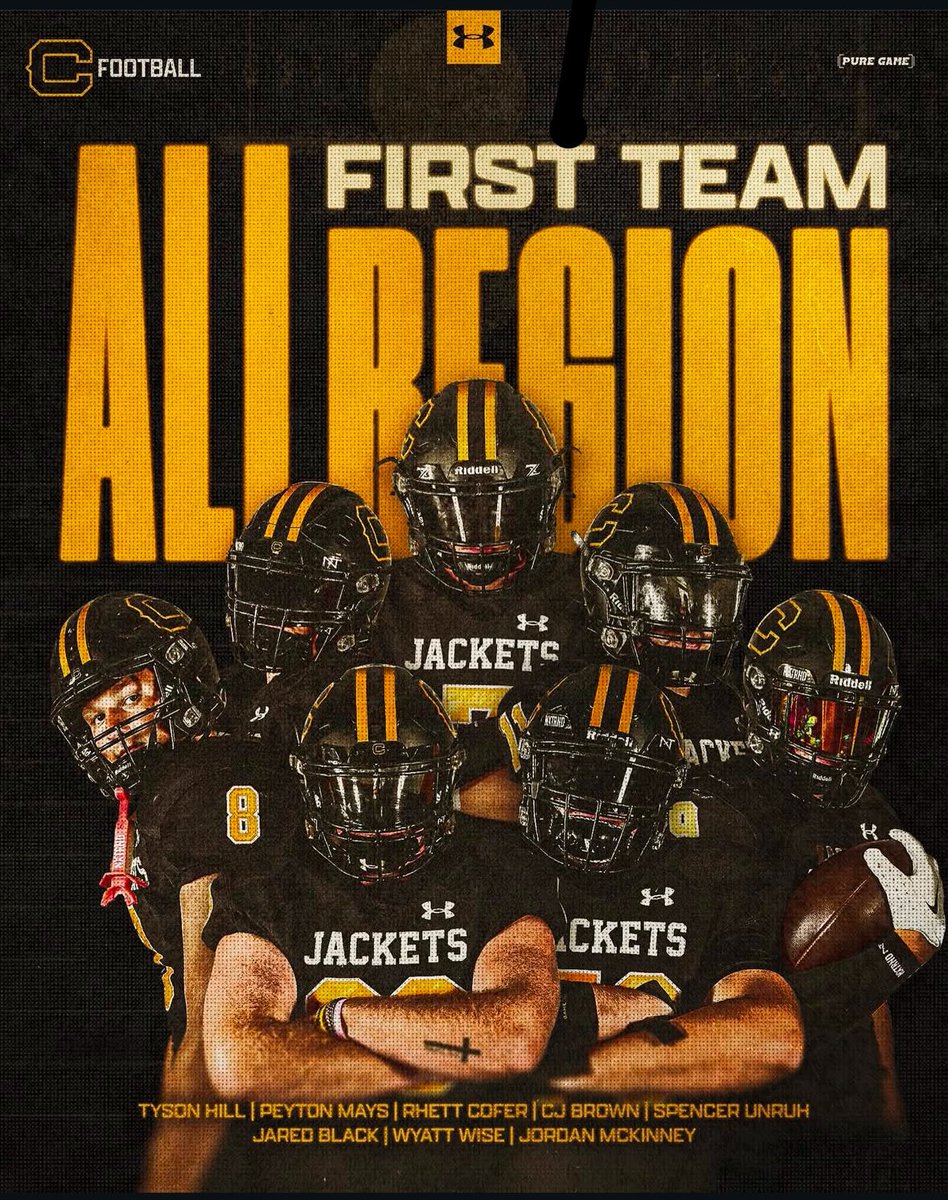 Blessed to be named first team All Region <a href="/CoachTCam/">Coach Campbell</a> <a href="/CoachDoss25/">Jason Doss</a> <a href="/HallTechSports1/">Hall-Tech Sports</a> <a href="/DownSouthFb1/">Down South</a>