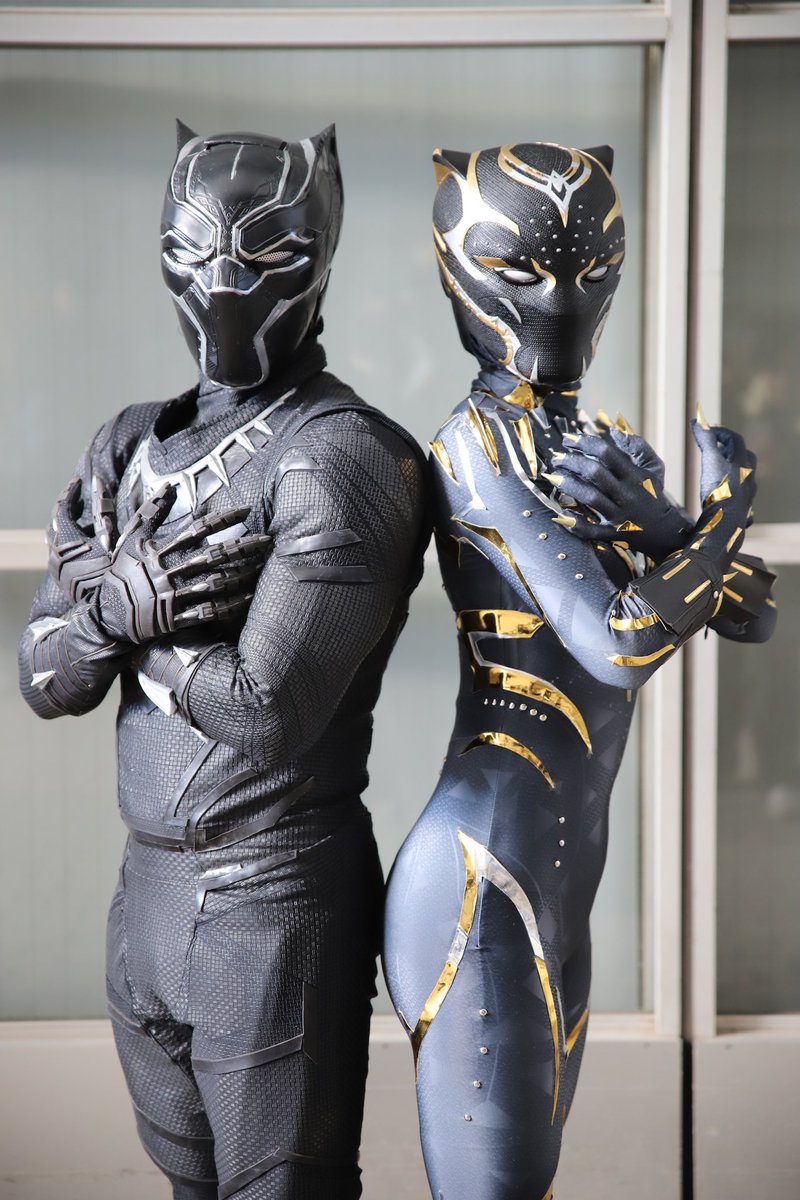 Blakwire's tweet photo. “The Black Panther Lives!”
Shuri - @eddie_srs
T’Challa - @Blakwire
#blackpanther #ブラックパンサー #TCC24 #tokyocomicon2024 https://t.co/l1WguTrKea