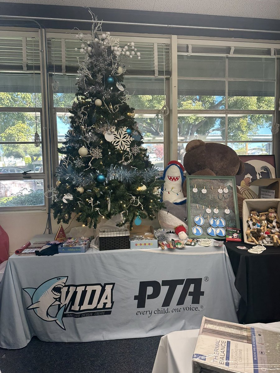 A big shout-out to our VIDA community and PTA for their unwavering support and generosity
Once again, thanks to everyone's generosity, our community room transformed into a Christmas store for families in need 24 families were able to pick gifts for their loved ones
<a href="/VIDASHARKS/">VIDA (6-8 Magnet)</a>