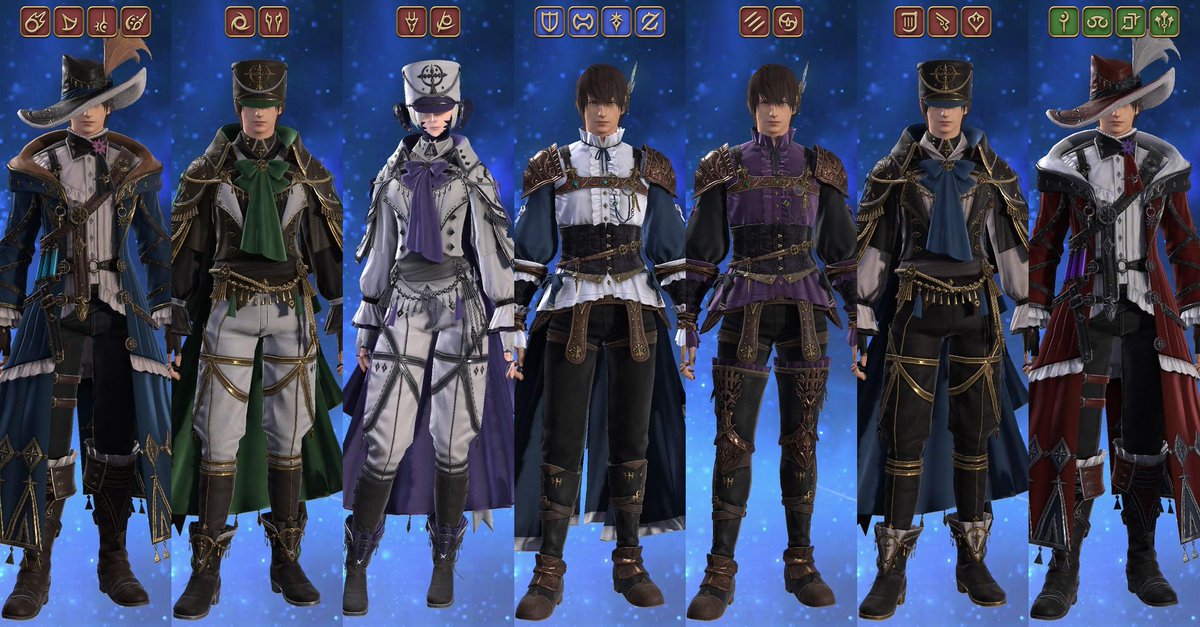 ユウェヤーワータ装備（仮）
🔗ffxivcollection.com/?dungeons=dung…

フレがスレイヤー揃ったみたいなので掲載させてもらいました！今夜も周回がんばります😭