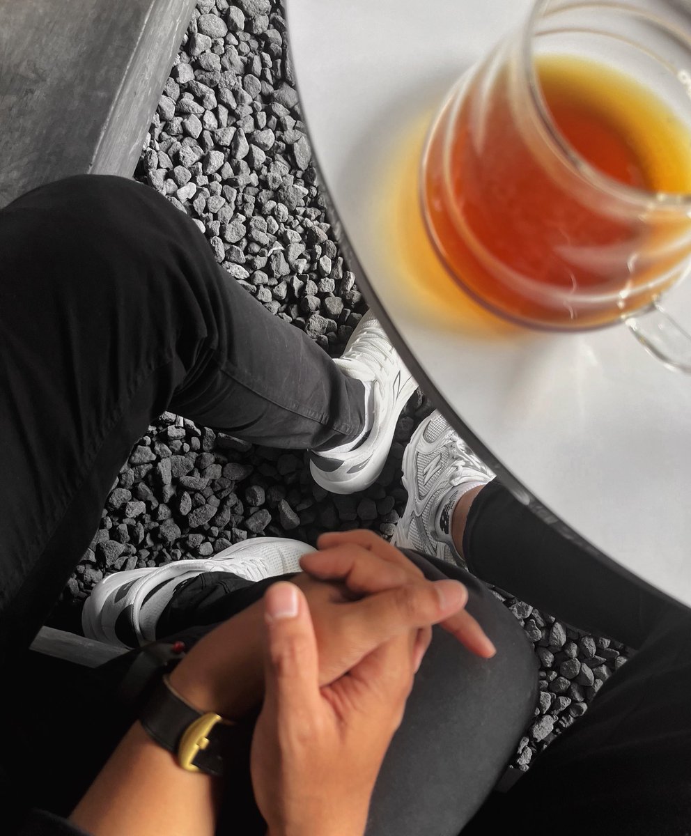 have a partner with same passion :

morning coffee routine