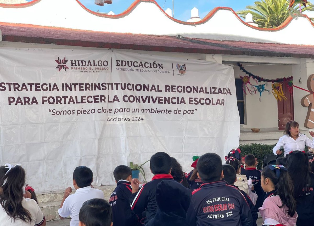 ReconstructorMX's tweet image. #ConvivenciaEscolar #EducaciónHidalgo
El Gobierno de Hidalgo promovió en 2024 la estrategia regional para fortalecer la convivencia escolar en educación básica. 
elreconstructor.com/2024/12/20/gob…